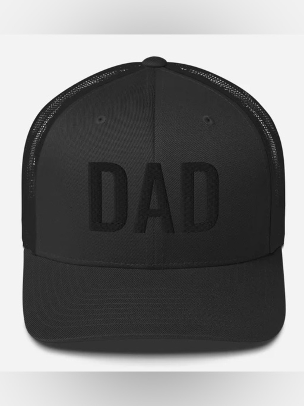 NWT Dad Monochrome Embroidered Men’s Trucker Hat